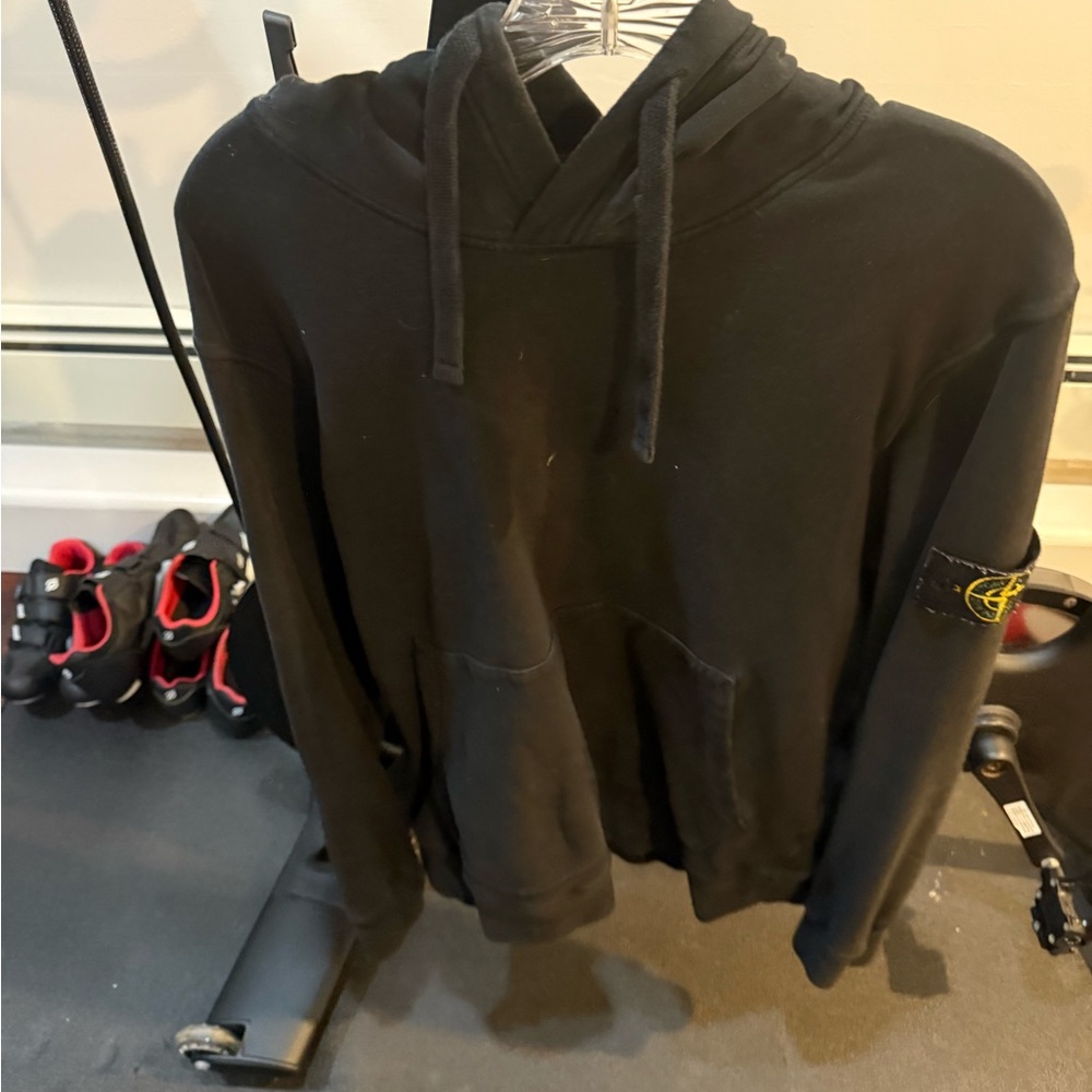 Stone Island Black Hoodie